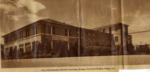 newspaper clipping that features pensacola coca cola headquarters