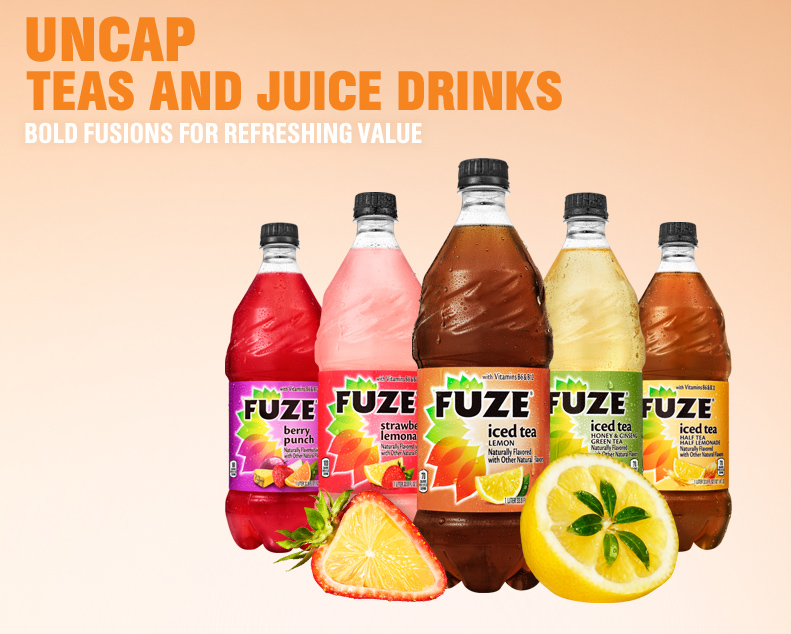 FUZE Juice Drinks and Teas TRY ONE - Coca-Cola Bottling 